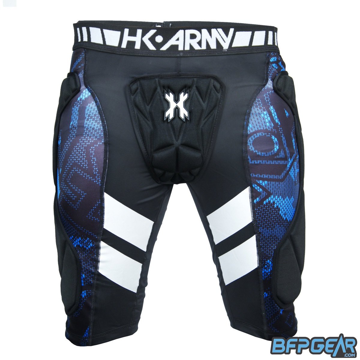 HK Army Crash Slider Shorts - Black/Blue | BFPGear.com