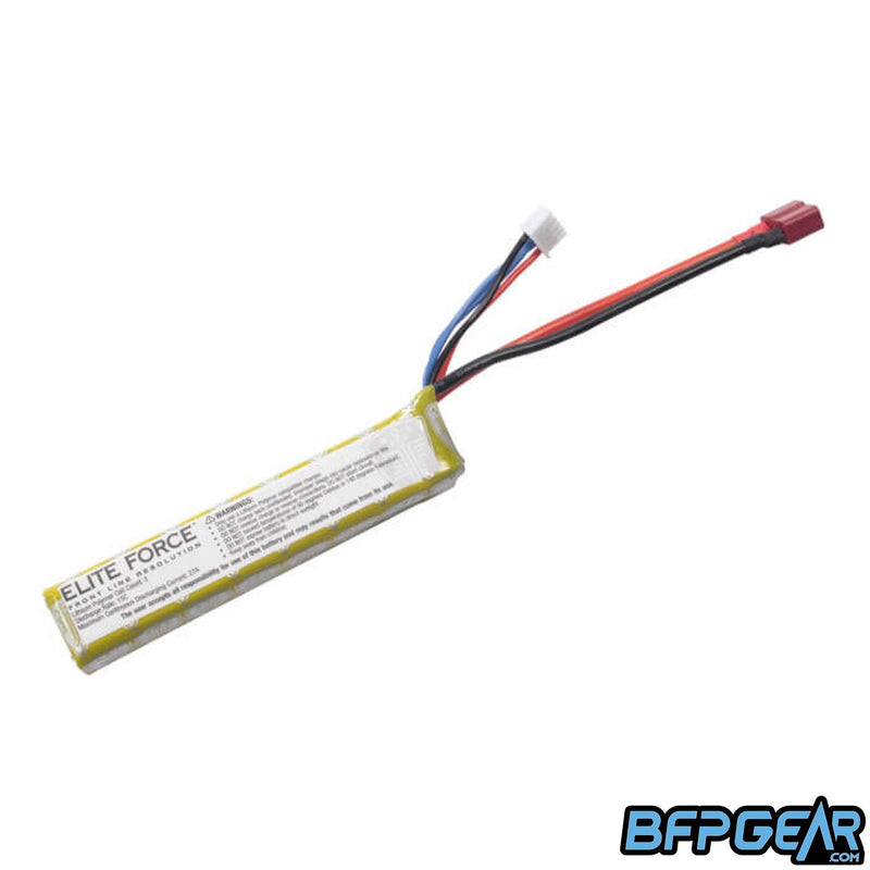 Elite Force 11.1v LiPo 900 mAh 15C Stick Battery W/ Deans Wired (Female)