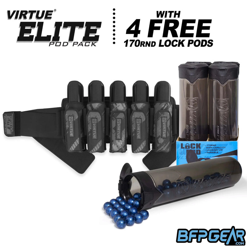 Virtue Elite Pack 5+8 Graphic Black w/ Free 170rnd Lock Pods