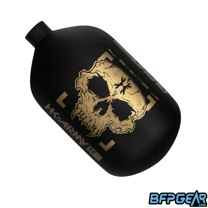 The HK Army Alpha Air 68ci bottle in the Doom Midas color way.