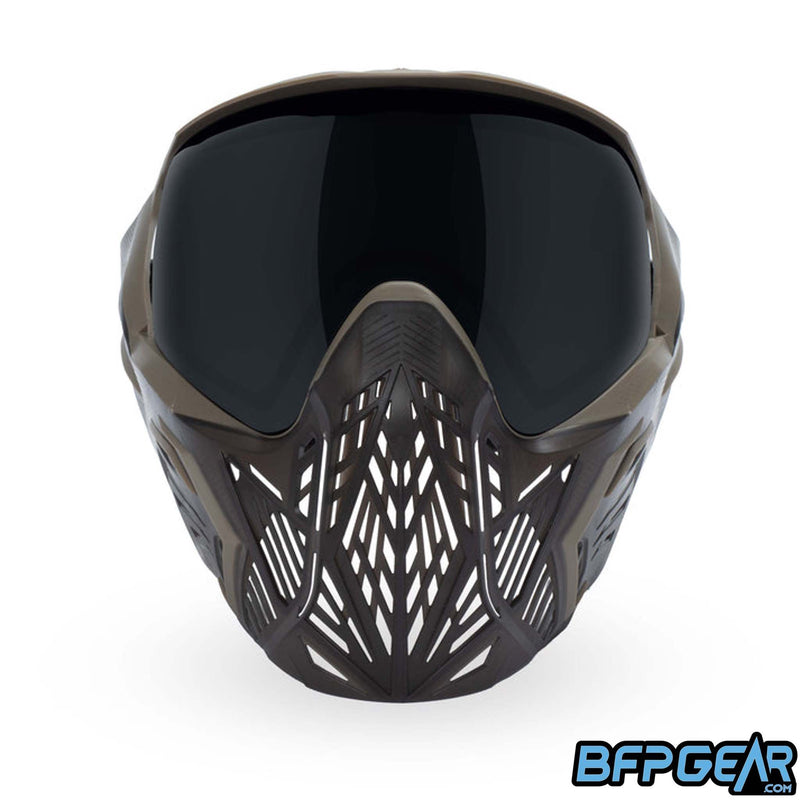 Front facing view of the CMD goggle. This shows the superior ventilation that the CMD boasts.