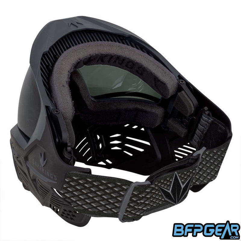 A look at the foam of the CMD goggle. Triple density foam prevents sweat from getting through and provides exceptional comfort.