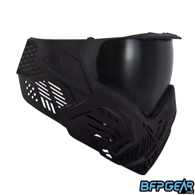 Side view of the CMD goggle in pitch black.