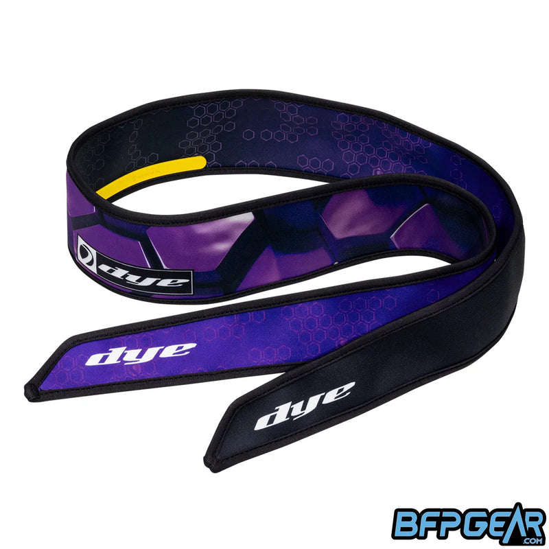 The Dye HALO head tie in HEX3D Purple.