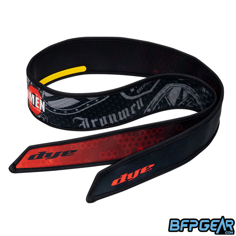 The Dye HALO head tie in IM Shields 40 Black and Red.