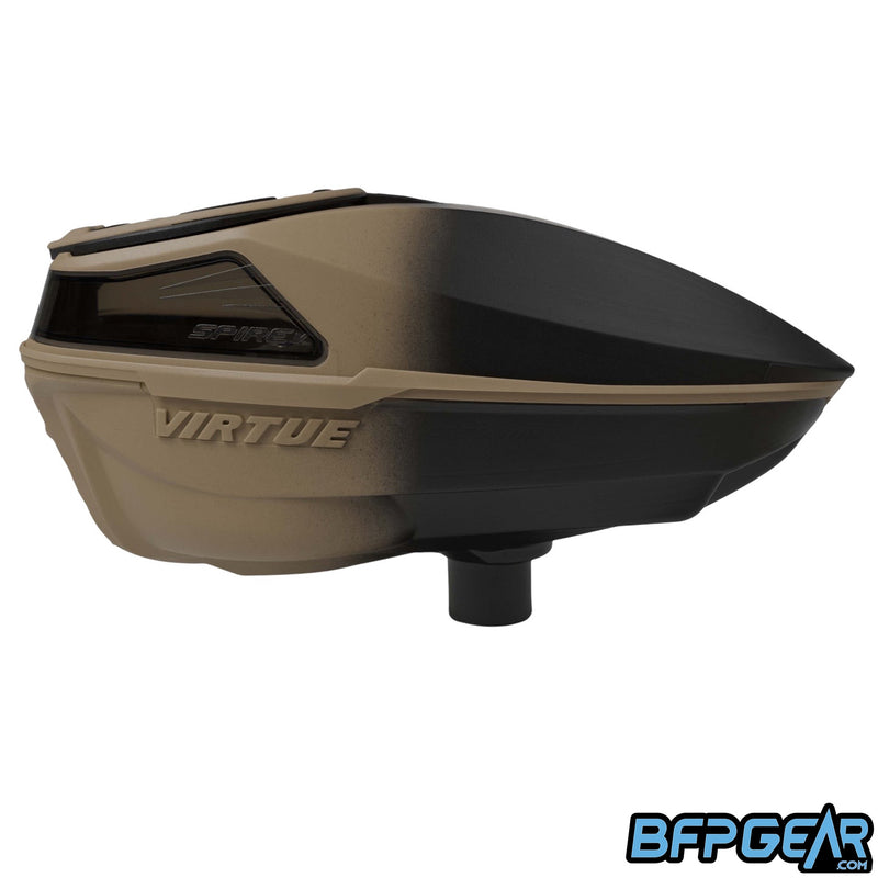 Virtue Spire V Paintball Loader - Desert Black Fade