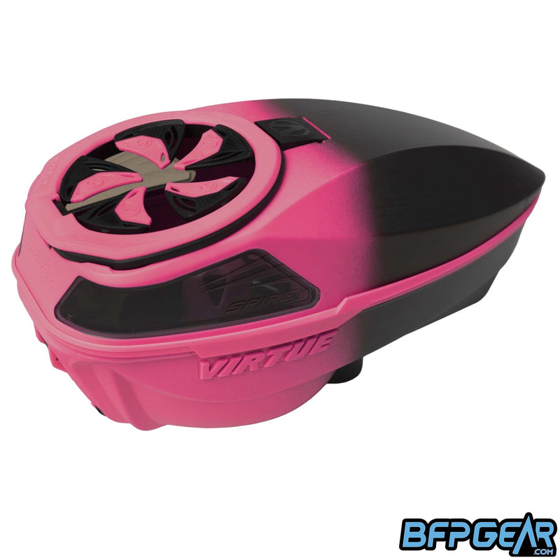 Virtue Spire V Paintball Loader - Pink Black Fade