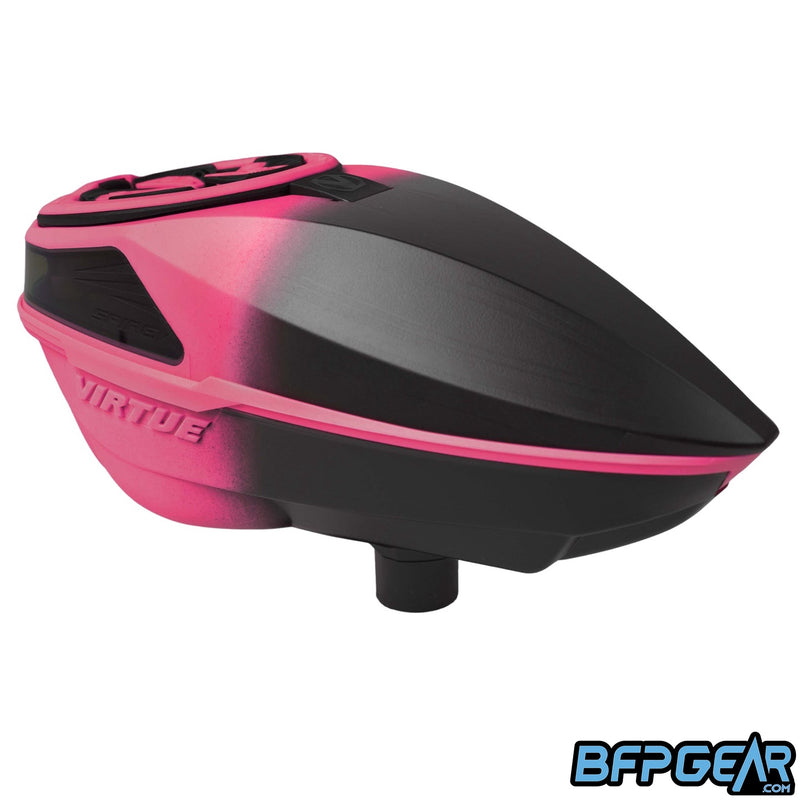 Virtue Spire V Paintball Loader - Pink Black Fade