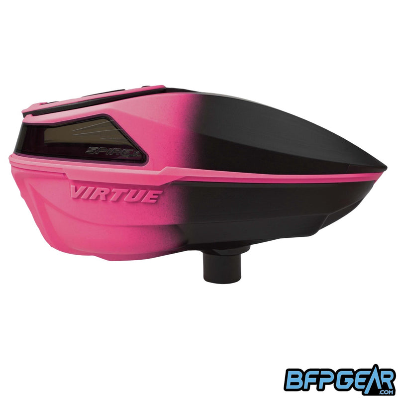 Virtue Spire V Paintball Loader - Pink Black Fade