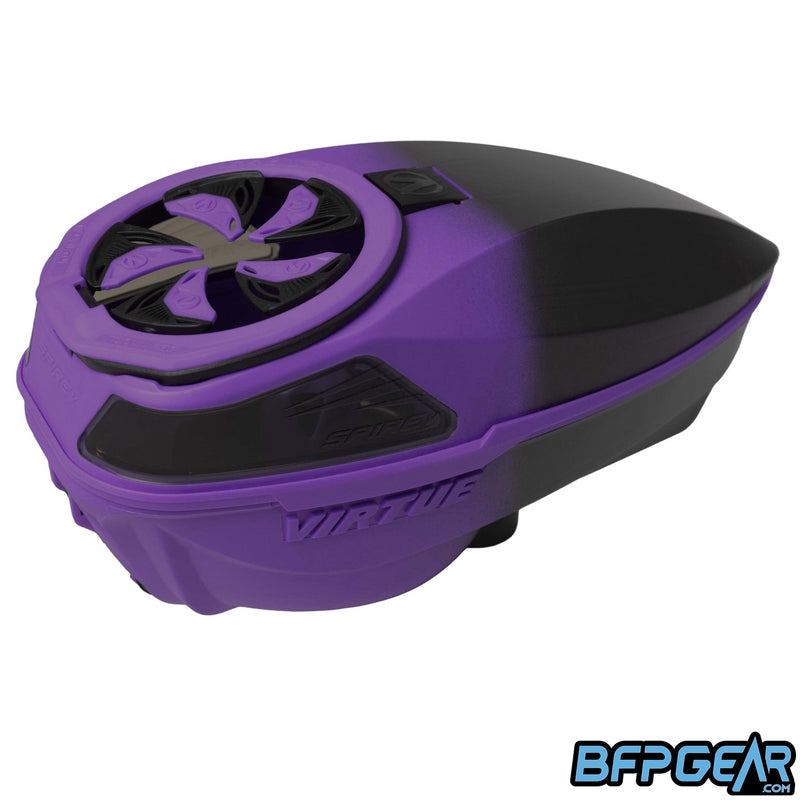 Virtue Spire V Paintball Loader - Purple Black Fade