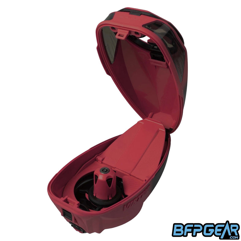 Virtue Spire V Paintball Loader - Red Black Fade