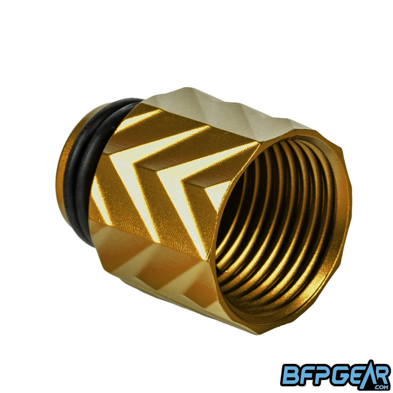 Every thread protector fits onto any paintball air tank regulator.