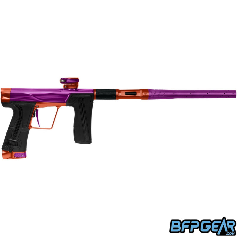 The Planet Eclipse GEO R5 in Rebellion (purple and orange).