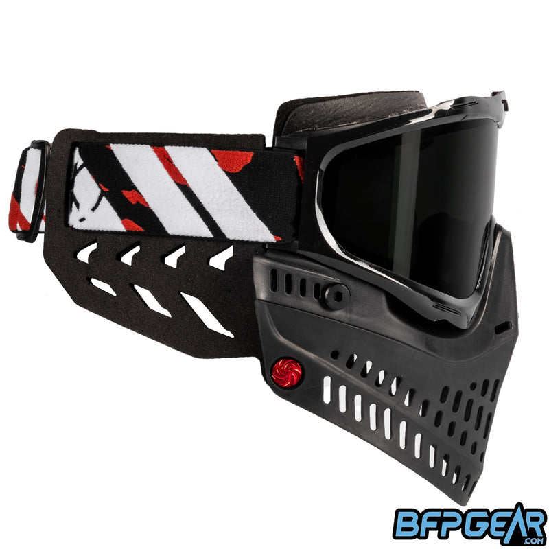 A side view of the Viper foam ears on a ProFlex goggle system