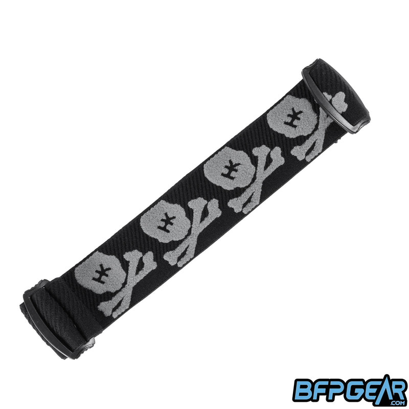 The HK Army bones goggle strap in grey. Works with all goggle systems.