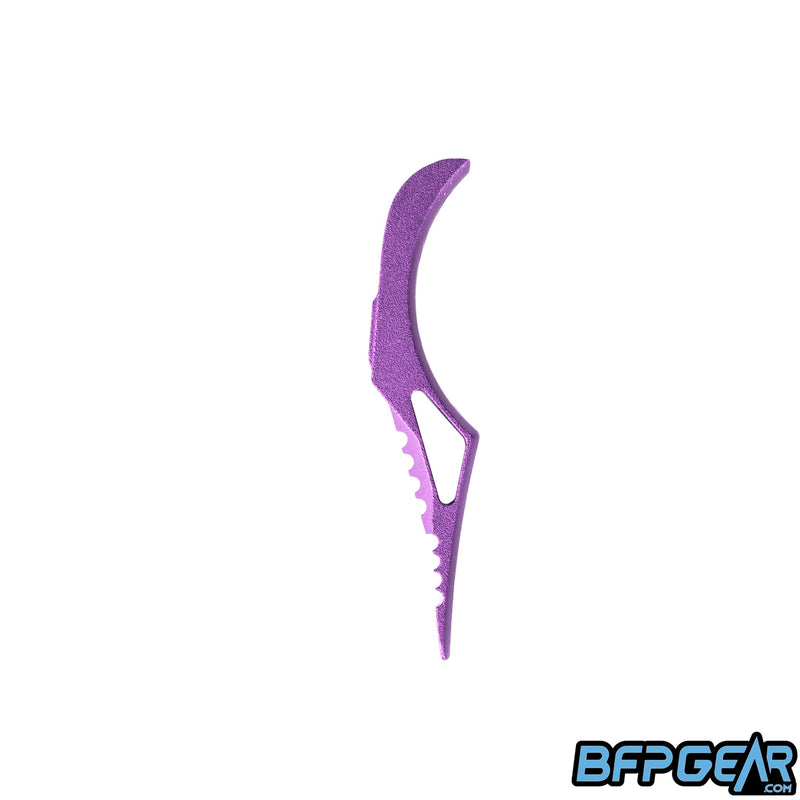 The HK Army Death Blade in Reaper trigger for the Planet Eclipse 180R, LV2, Geo 4, 170R, 160R, CS1, CS1.5, CSR in purple.