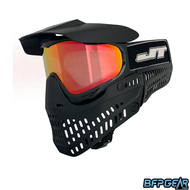 NEW Jt ProFlex Thermal Paintball Mask - Black/Dark Steel w/ Clear