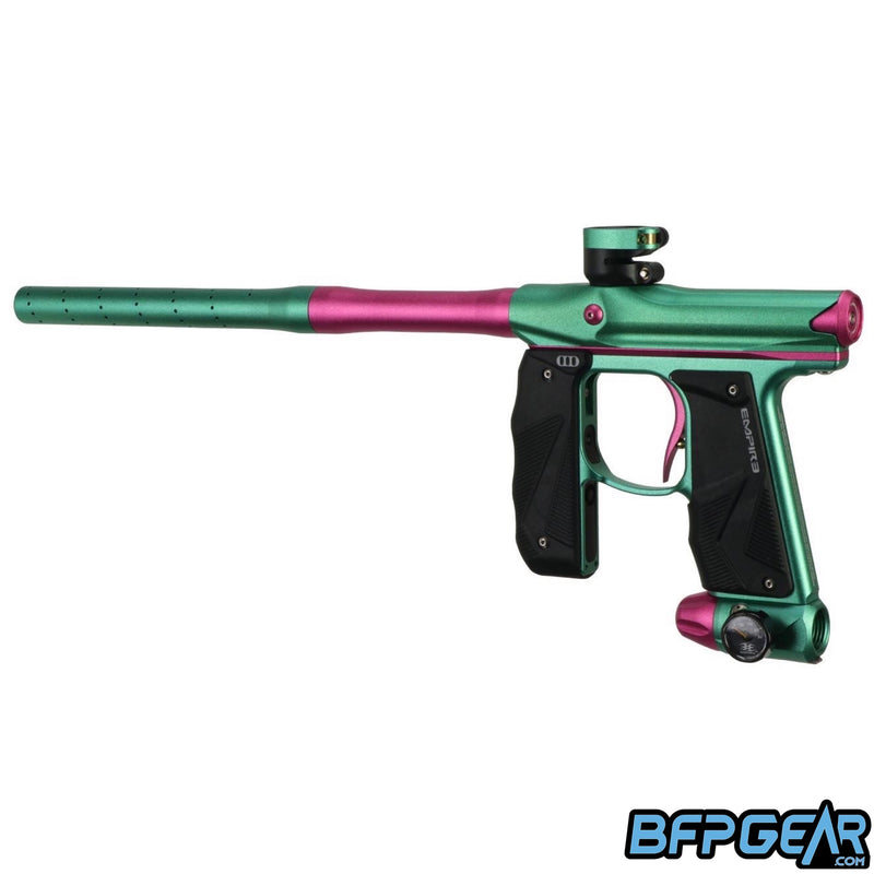 The Empire Mini GS in Dust Teal and Dust Hot Pink.