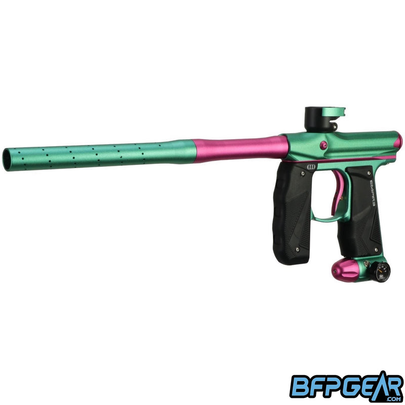 The Empire Mini GS in Dust Teal and Dust Hot Pink.