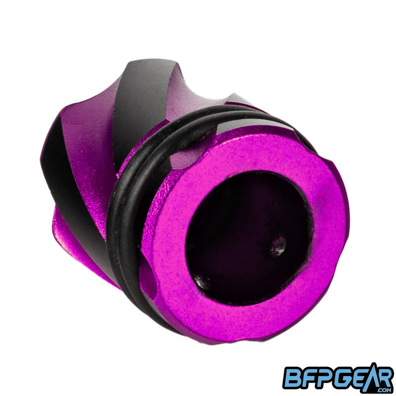 Each fill nipple cover can snap onto any paintball air tank regulator.