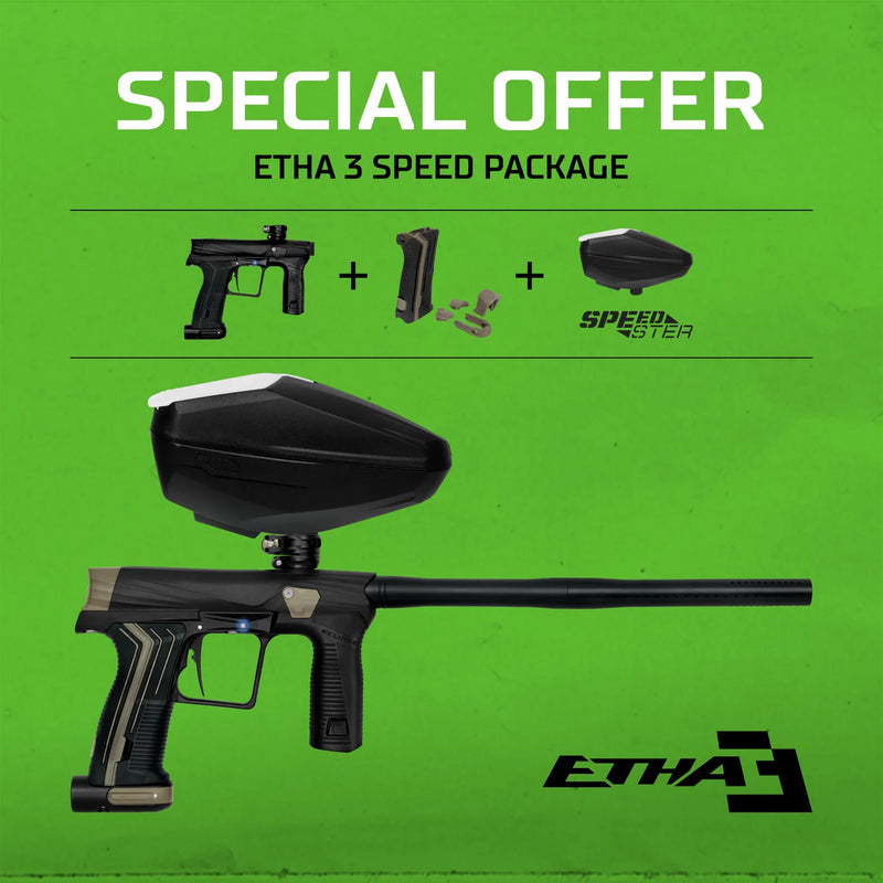 The Planet Eclipse Etha 3 Speed package deal. Comes with the Etha 3 with an Earth color kit and a speedster loader.