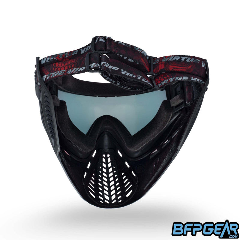 Virtue VIO Ascend Paintball Mask - Red Skull LE