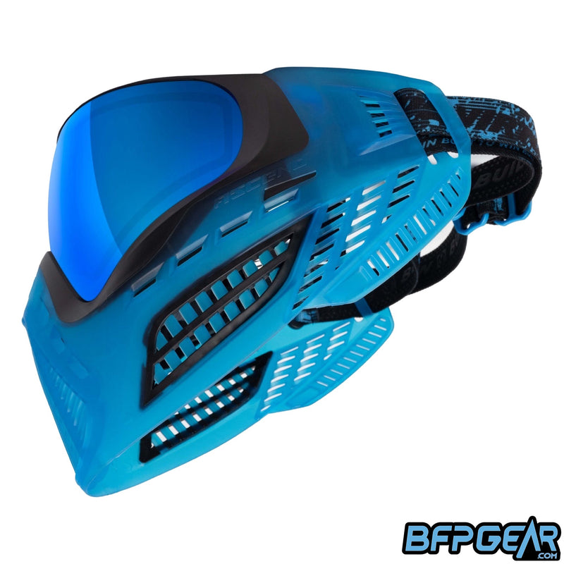 Virtue VIO Ascend Paintball Mask - Black Cyan SE