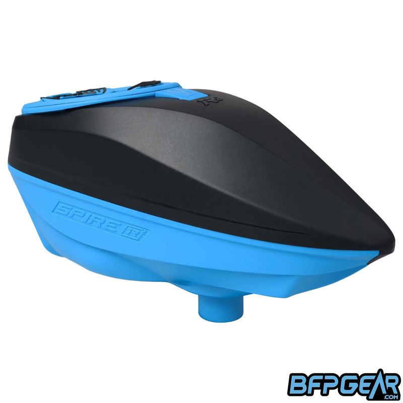 Virtue Spire iR2 Electronic Paintball Loader - Black Cyan SE