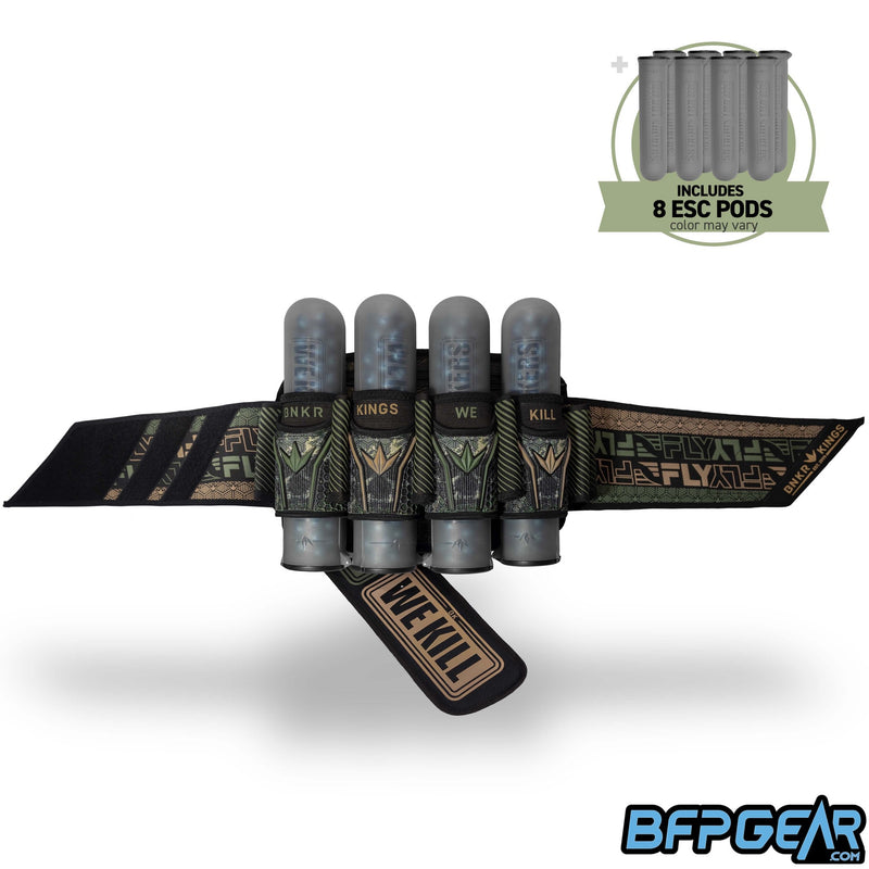 Bunkerkings Fly 2 Harness w/ 8 ESC Pods