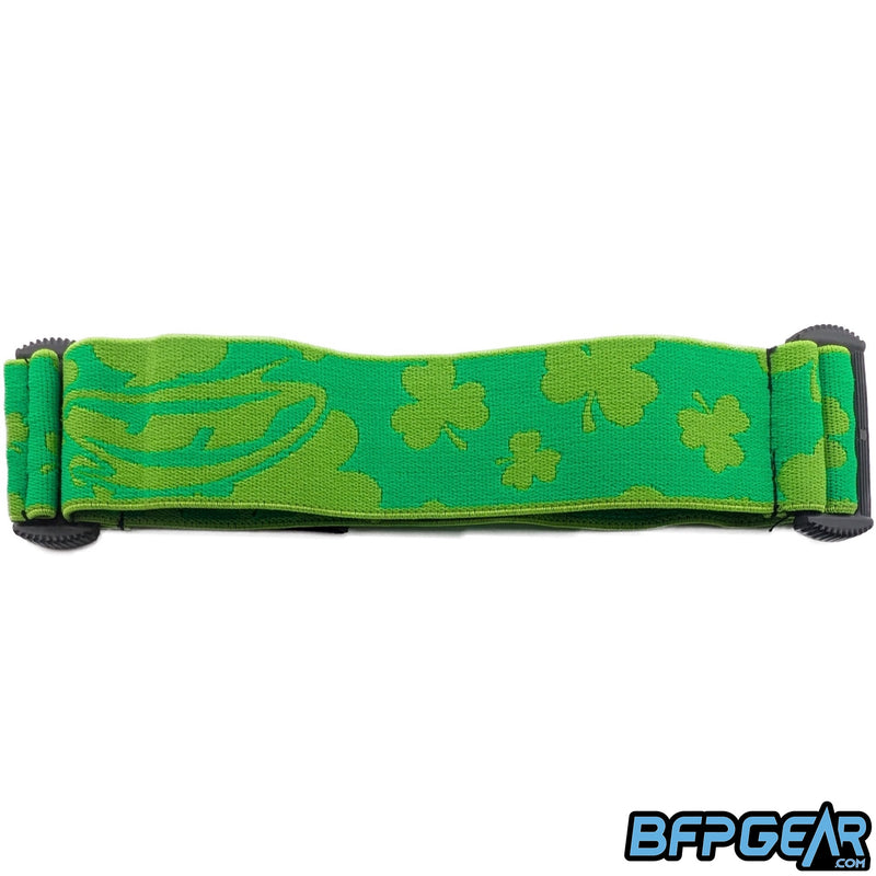 The JT Woven Strap for St. Patricks day! All green woven strap with an even brighter green clover pattern all over.