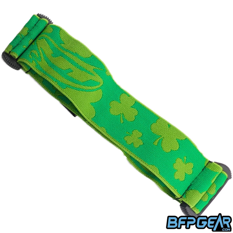 The JT Woven Strap for St. Patricks day! All green woven strap with an even brighter green clover pattern all over.