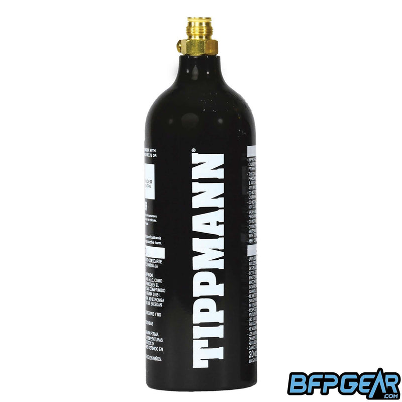 The Tippmann 20 ounce CO2 tank. Does not come filled.