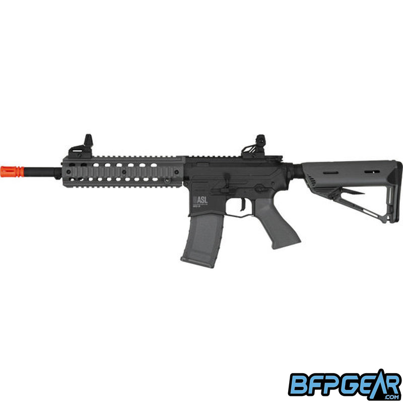 The Valken ASL MOD AEG Airsoft replica in bgray.