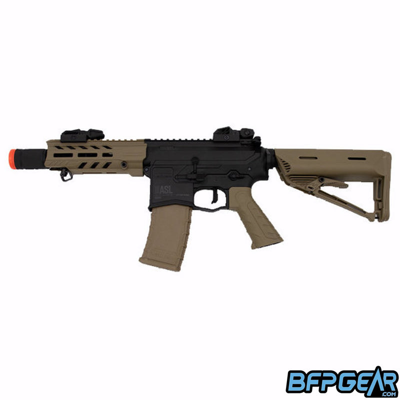 The Valken Echo AEG airsoft replica in tan.