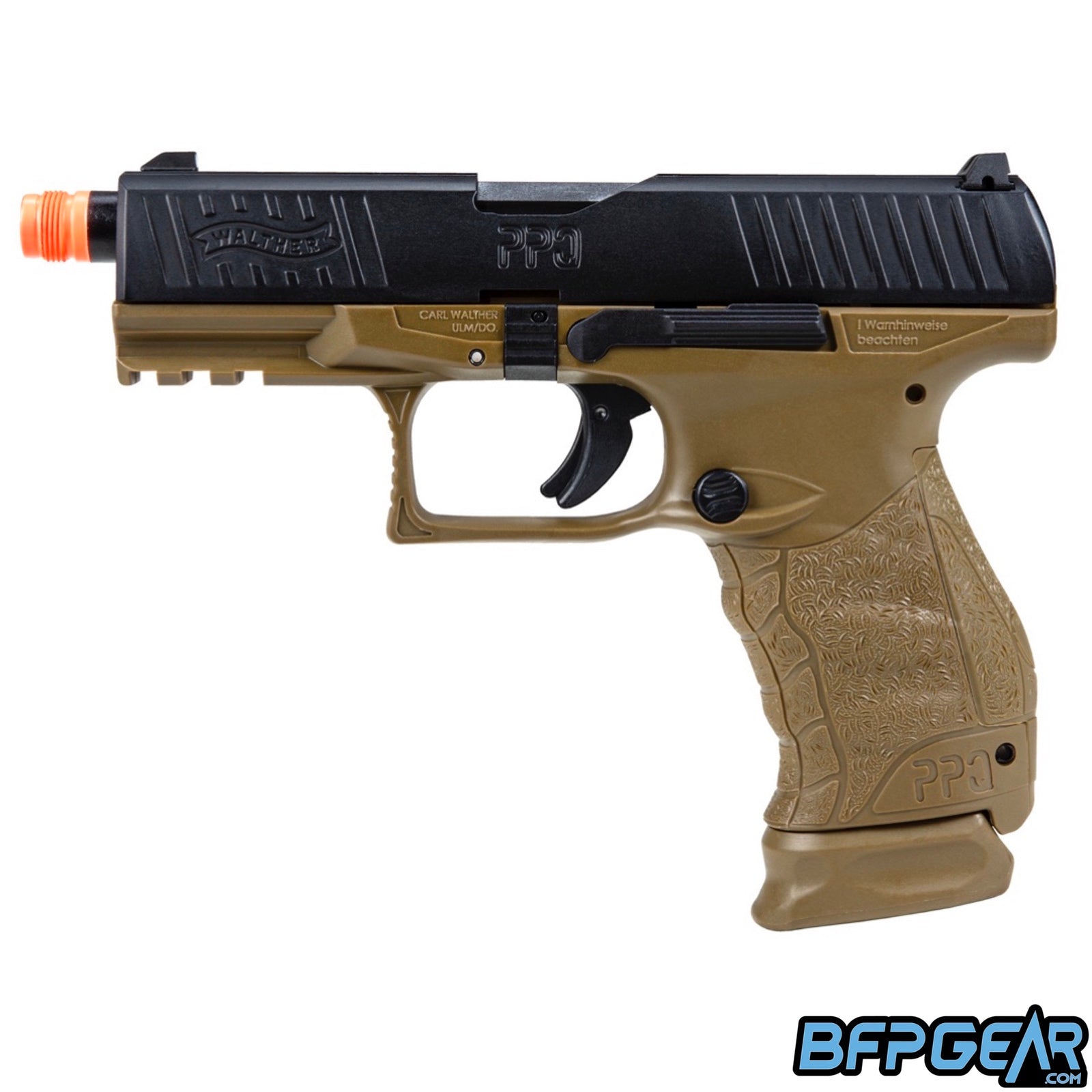 Walther PPQ Tac Pistol - Black/Dark Earth | BFPGear.com