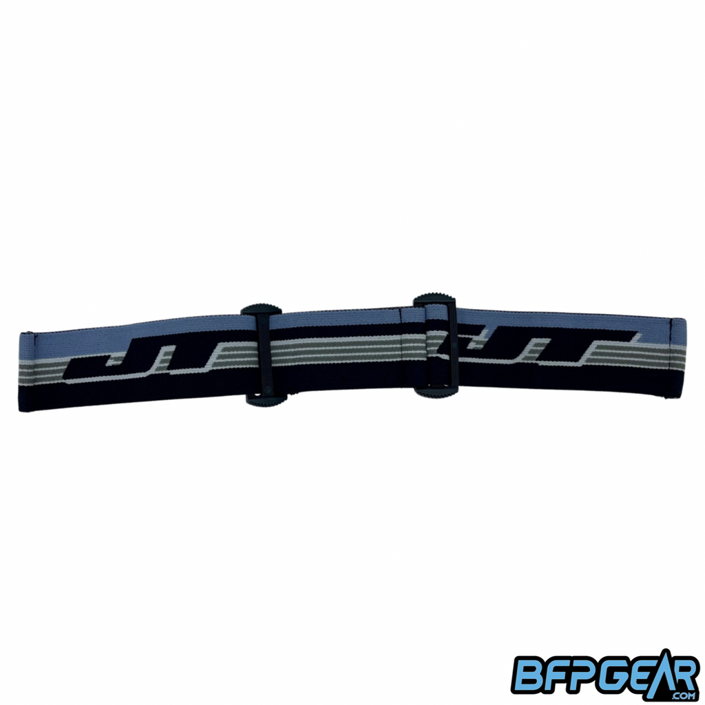 JT ProFlex X/ProFlex Authentic Woven Goggle Strap - Special Edition  Black/Silver (22913)